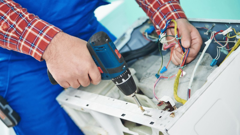 Yenimahalle Fagor Fagor çamaşır makinesi kart tamiri – Su almama arızası orijinal parça ile giderildi. - Teknik servis örneği